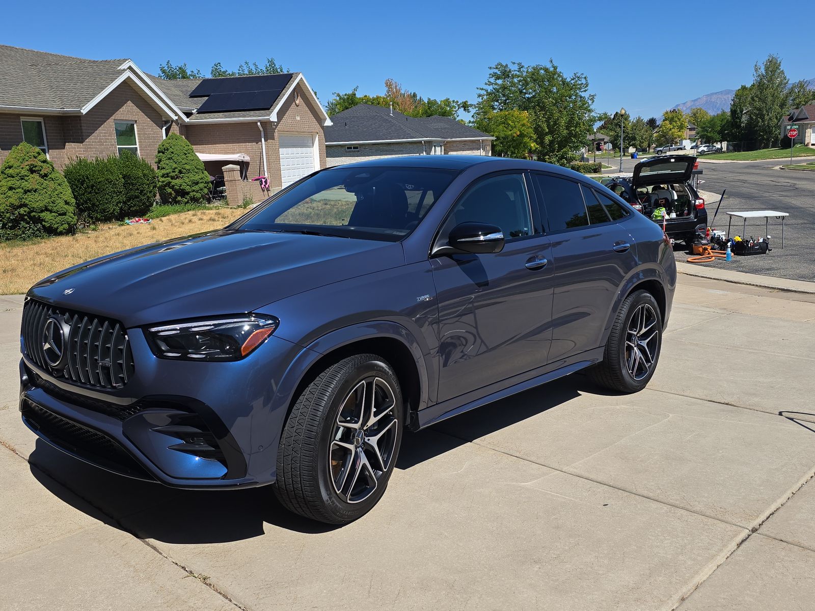 Mercedes-Benz GLE Coupe after mobile exterior detail in Northern Utah